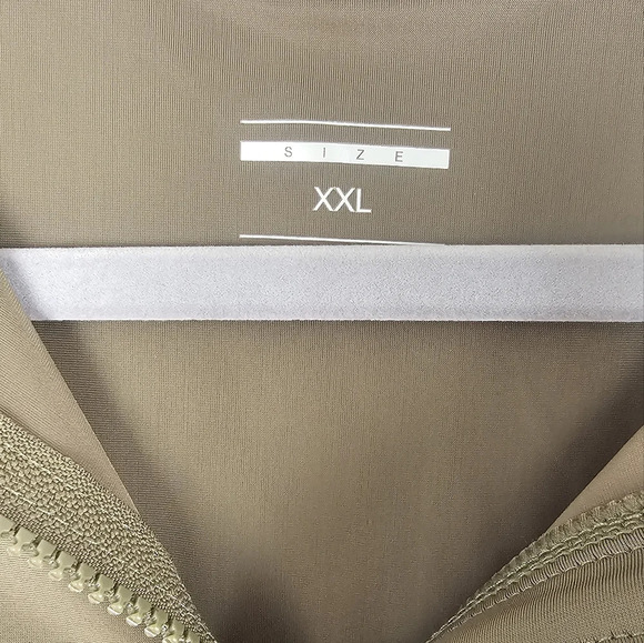 Workout Olive Green Jacket Size XXL - Picture 3 of 4